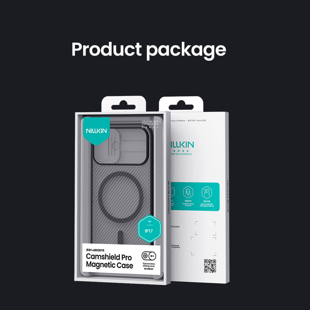 Чехол-крышка NILLKIN для Apple iPhone 17 6.3 (2025) (серия CamShield Pro Magnetic case Clear version)